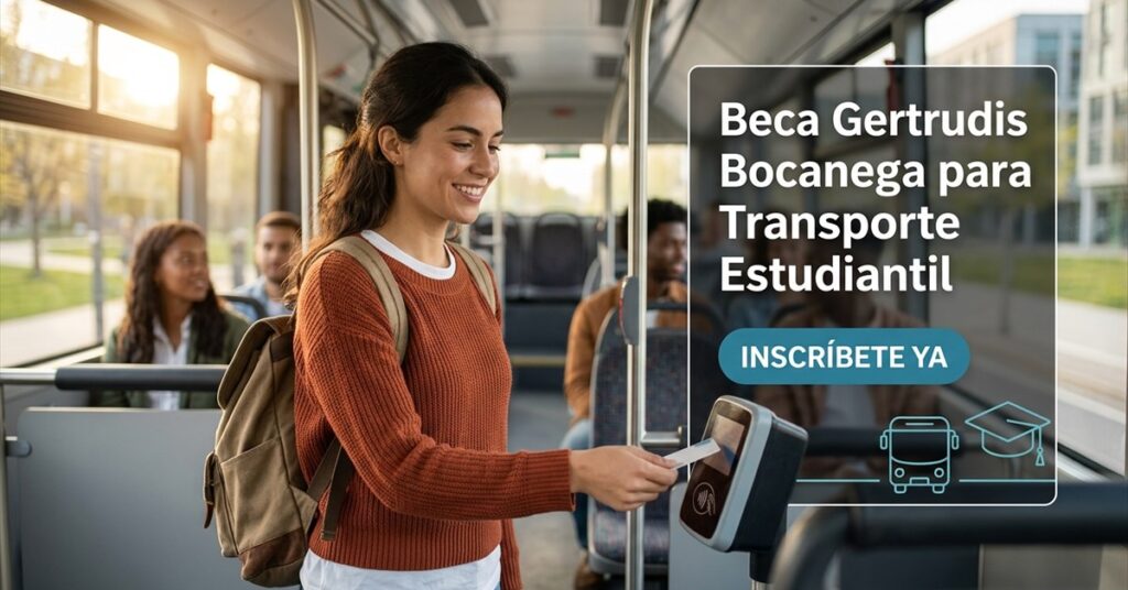 Beca Gertrudis Bocanegra para Transporte Estudiantil